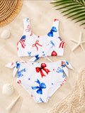 Red, White & Bow-itful Swim Mini