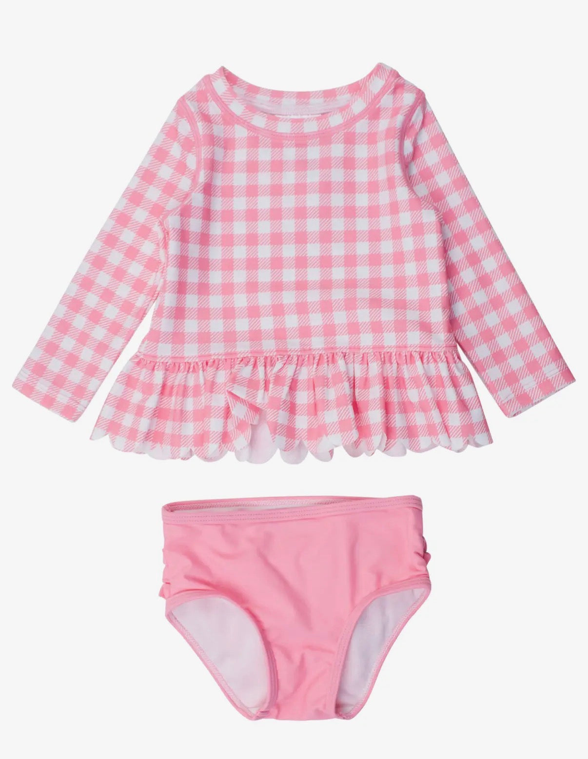 Preorder Girls Long Sleeve Scallop 2 Piece