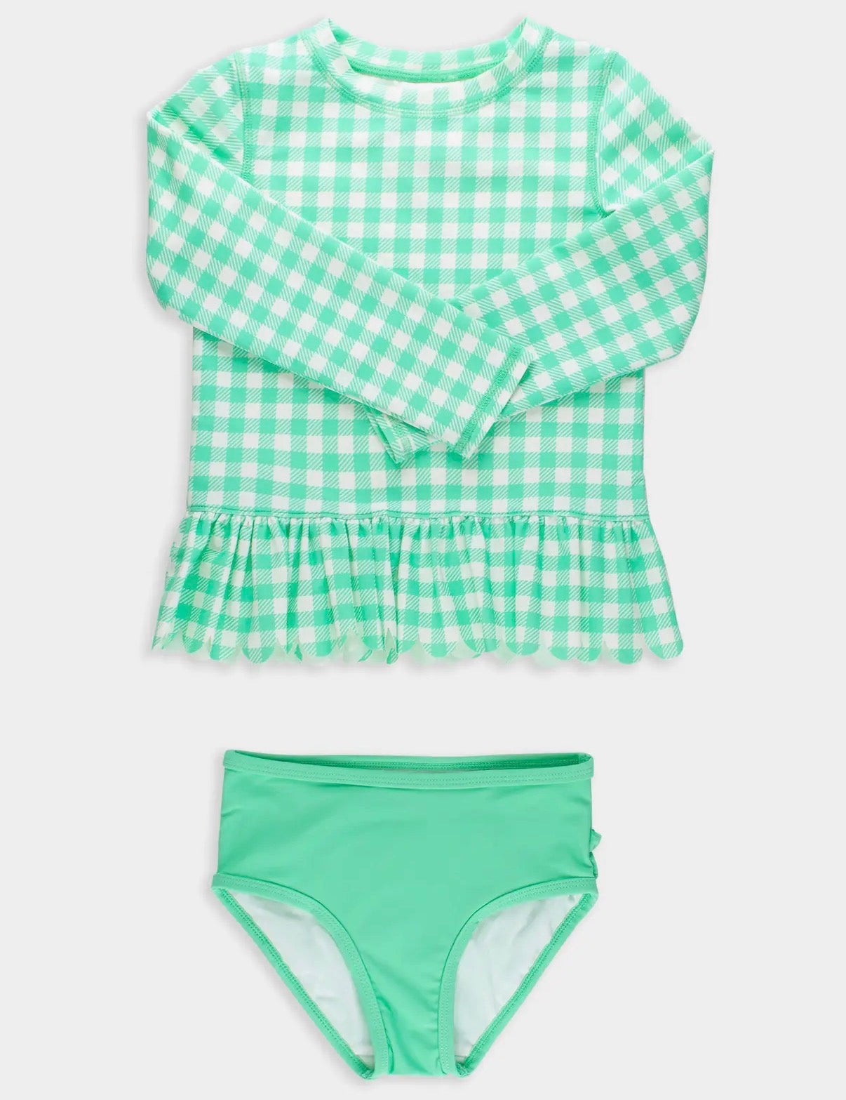Preorder Girls Long Sleeve Scallop 2 Piece