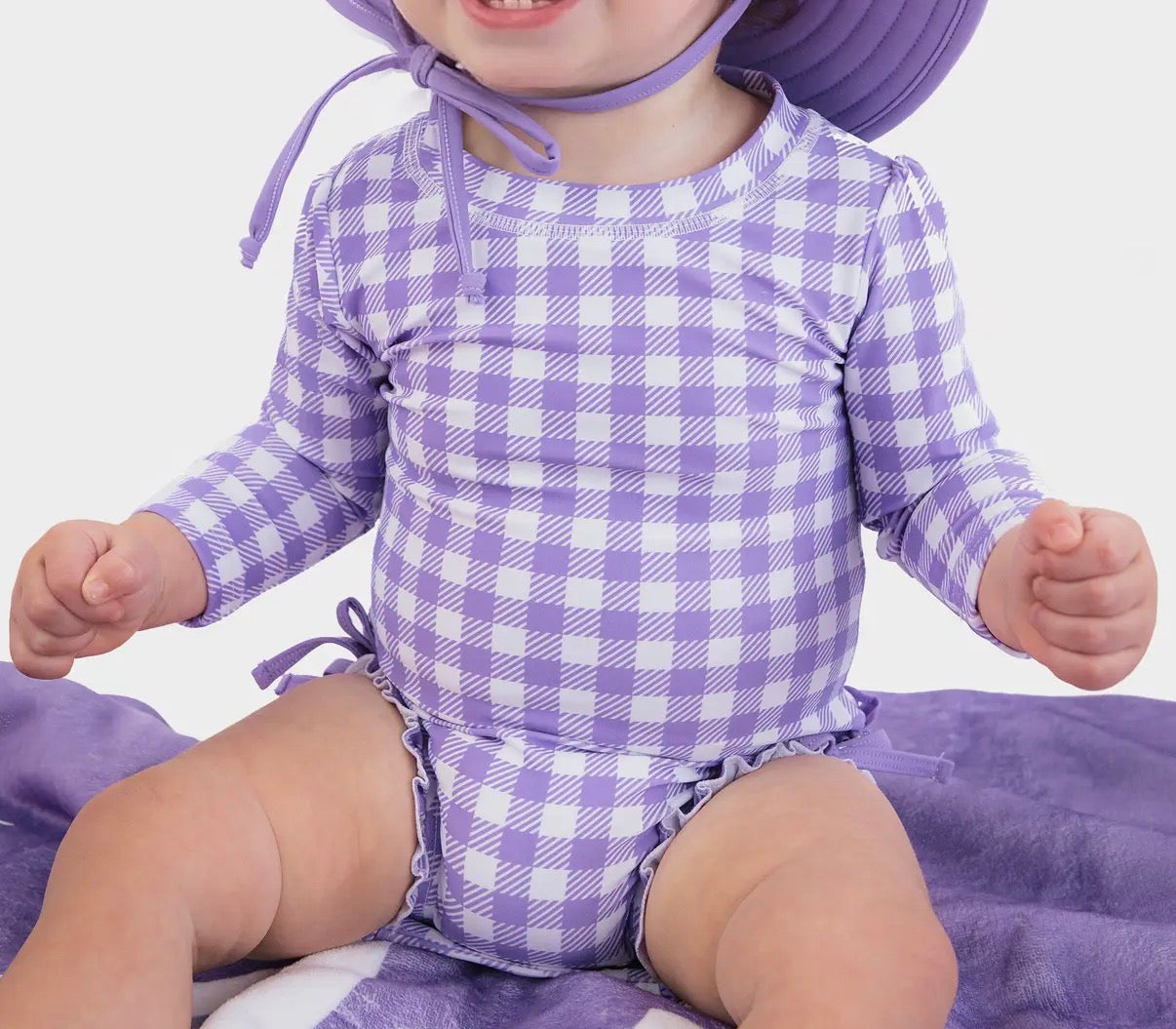 Preorder Baby Girls Gingham One Piece