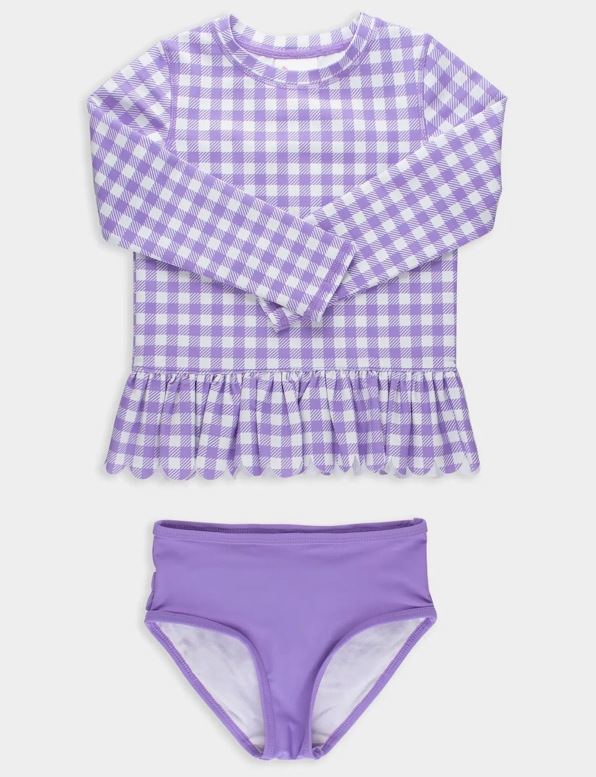 Preorder Girls Long Sleeve Scallop 2 Piece