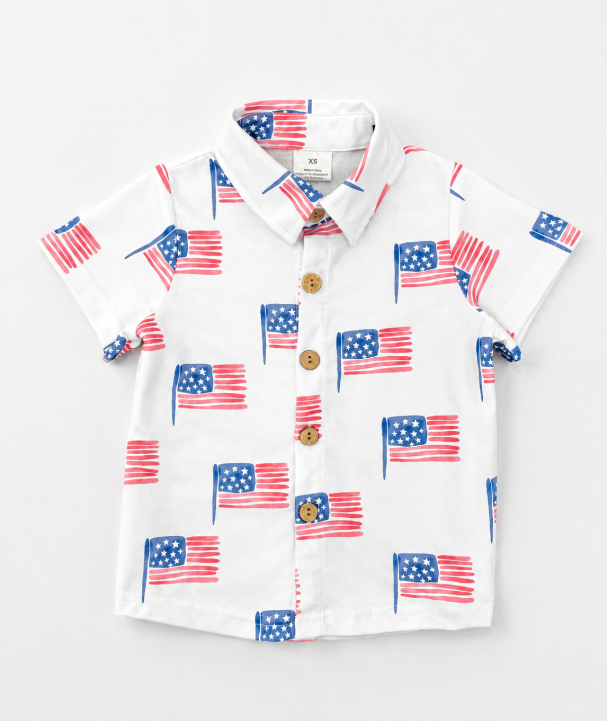 Little Patriot Button Up